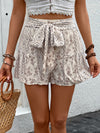 [Preorder] Tied Printed High Waist Shorts [Est. Ship on 07/05/24]