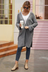 Open Front Long Sleeve Cardigan