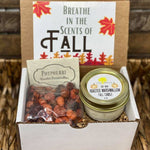 Fall Gift Boxes with Candle and Potpourri